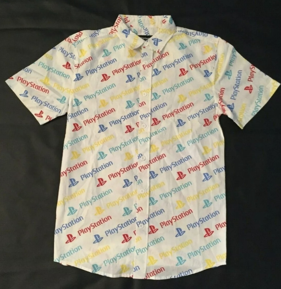 PlayStation button down shirt size large